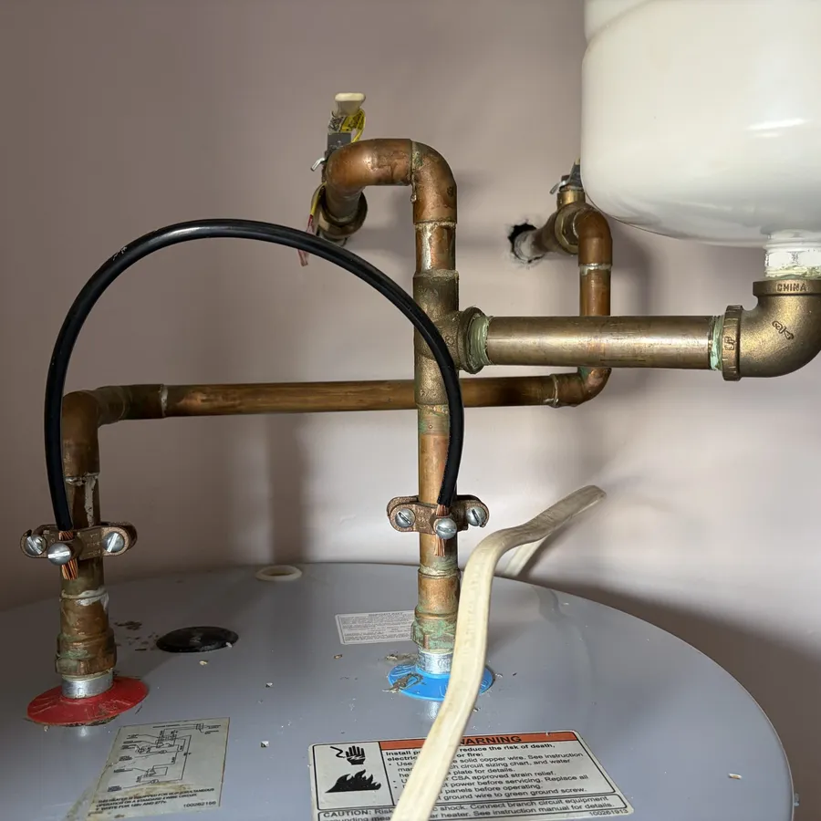 Garbage disposal and drain line installation